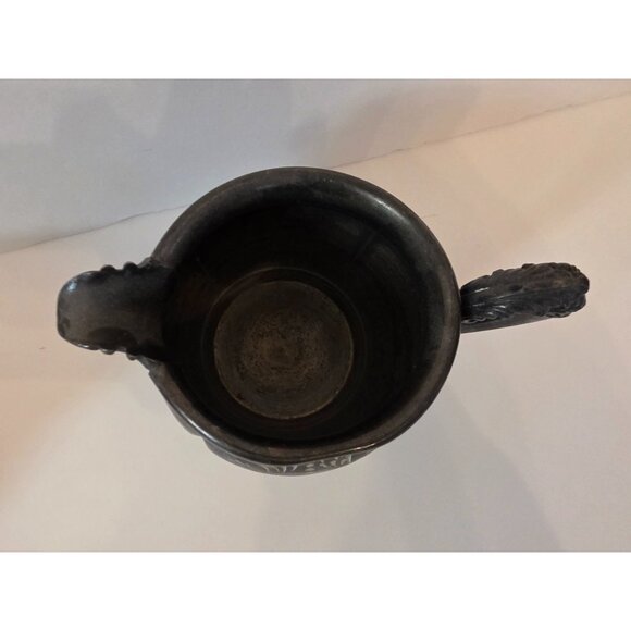 Vintage Forbes Silver Plated Sugar Bowl & Creamer Engraved Floral Ornate Handles - Picture 9 of 14